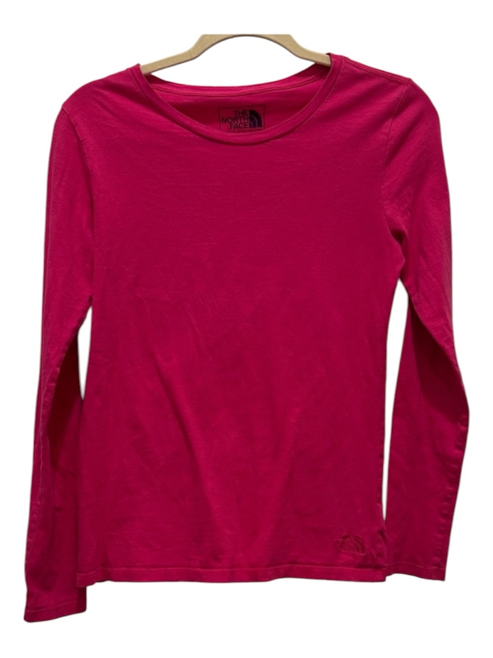 The North Face Women's Long Sleeve Tee Pink Size Small